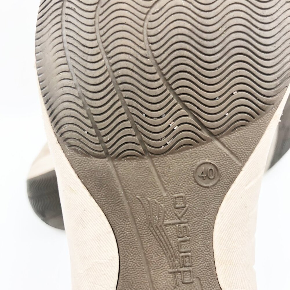 DANSKO Honor Sneakers Tan Leather Cinch Cord EU 40 Womens 10 - Picture 11 of 12